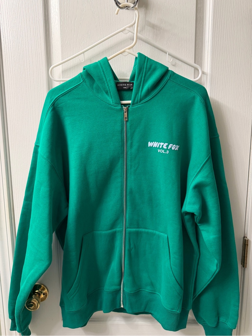 White Fox Boutique Offstage Zip Front Hoodie